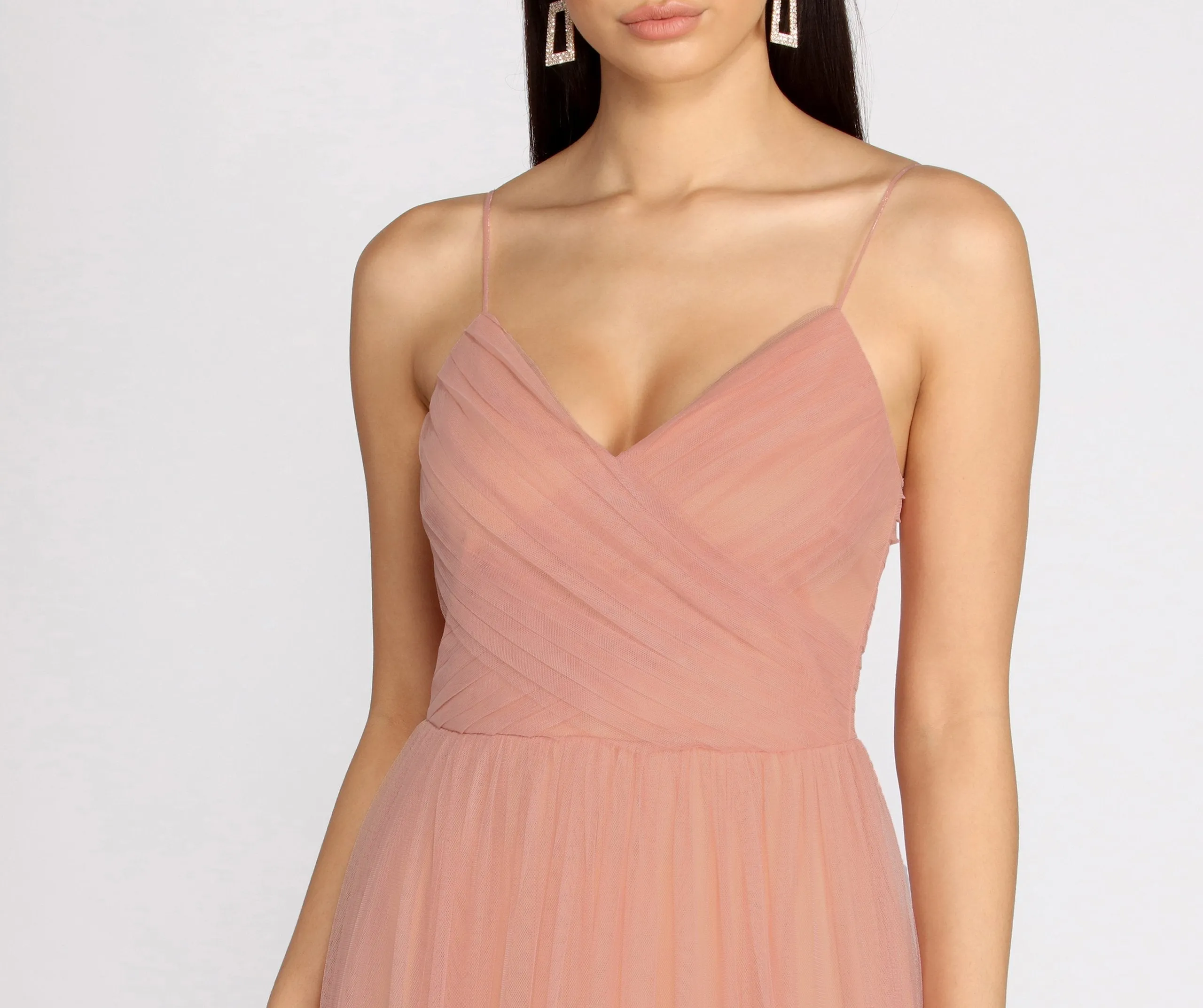 Devon Tulle Stylish A-Line Dress
