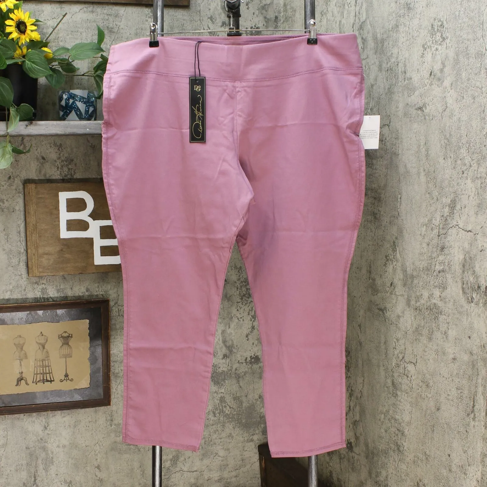 DG2 by Diane Gilman Women's Plus Size Comfort Stretch Denim Jeggings