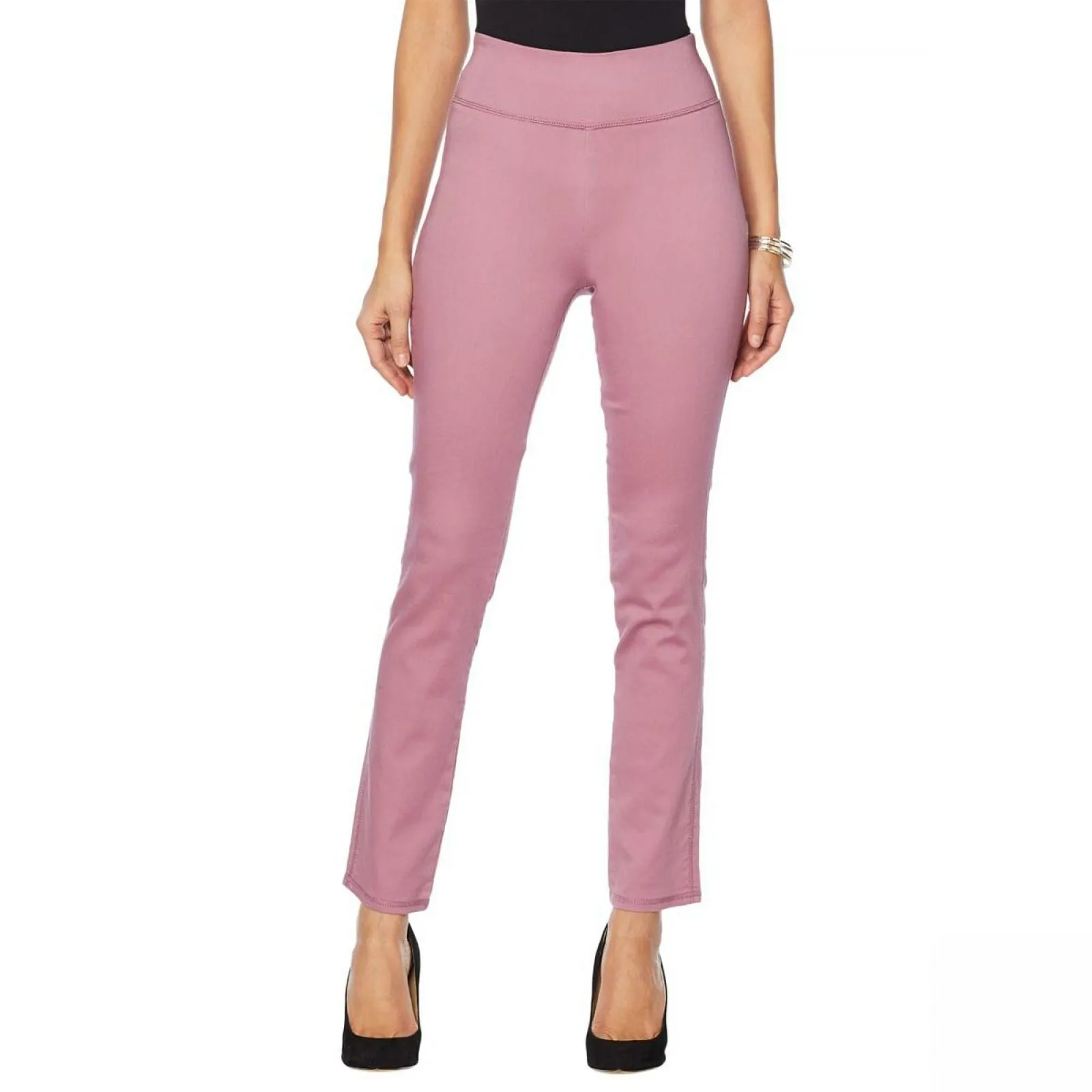 DG2 by Diane Gilman Women's Plus Size Comfort Stretch Denim Jeggings