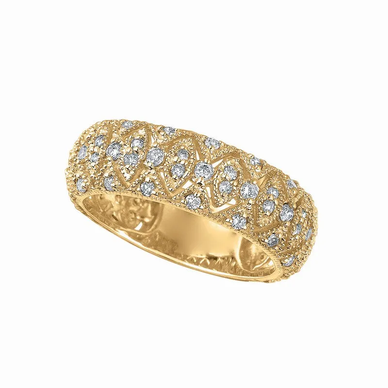 DIAMOND BAND 14K GOLD (0.76 CTW)