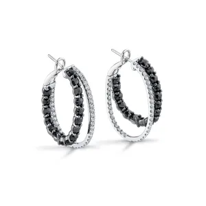 Diamond Hoop Earrings