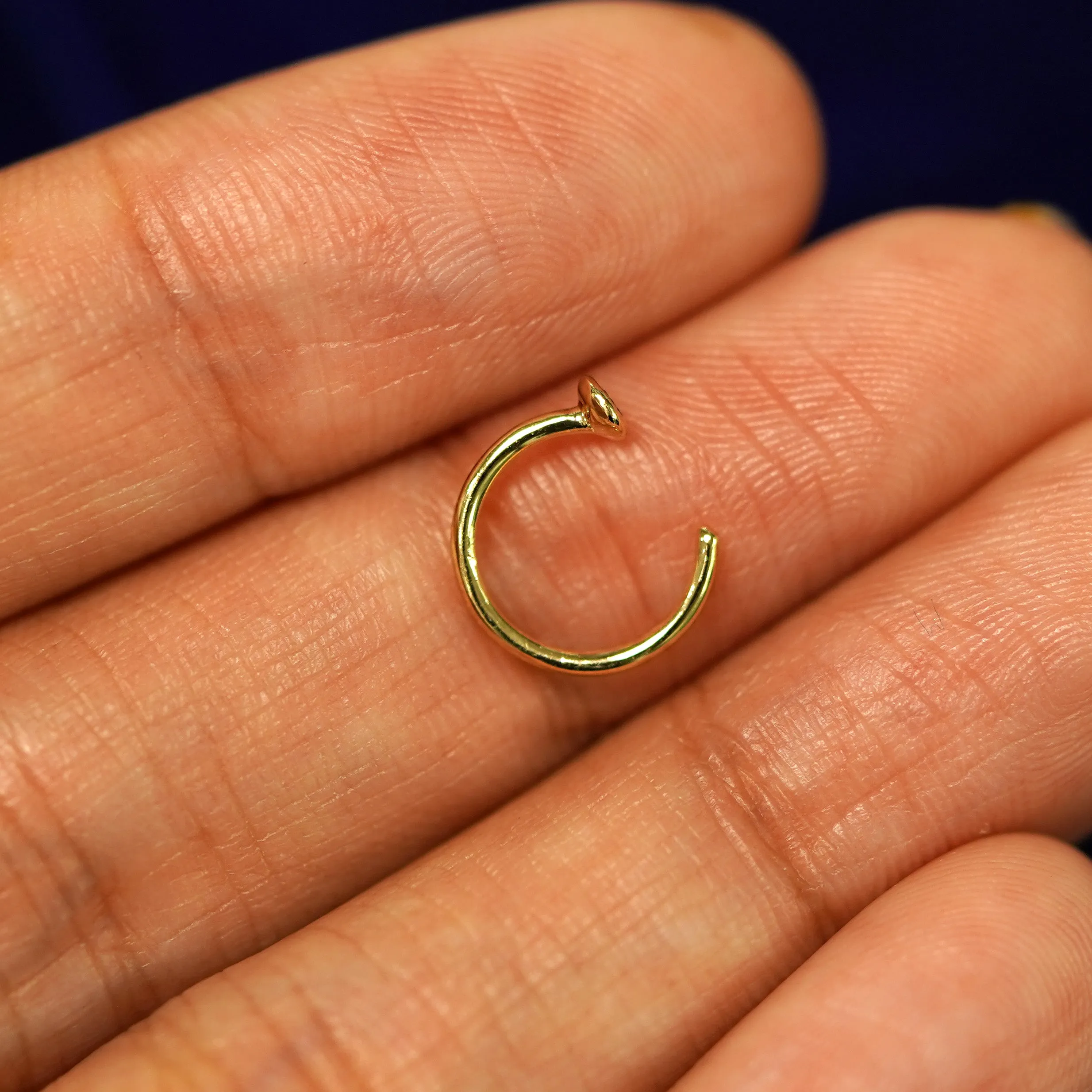 Diamond Open Hoop