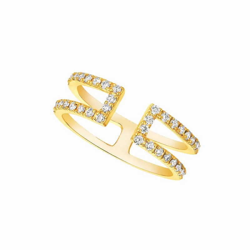 DIAMOND RING 14K GOLD (0.36 CTW) 2