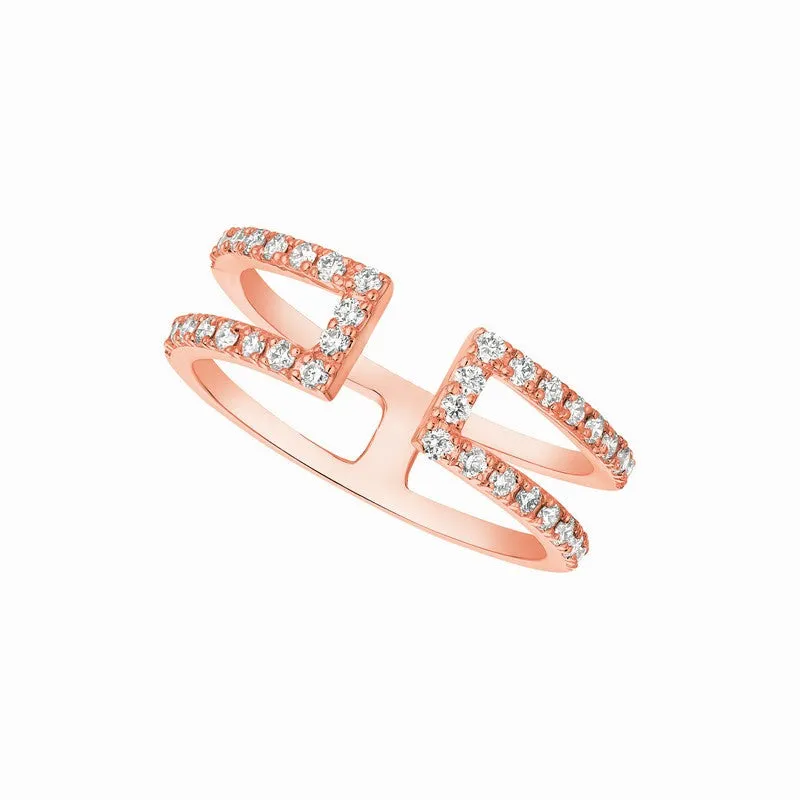 DIAMOND RING 14K GOLD (0.36 CTW) 2