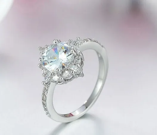 Diamond Ring | Womens Engagement Ring | Engagement Rings | Womens Wedding Ring | Promise Ring | Eternity Ring | Wedding Band for Women