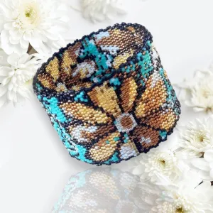 DIY Pattern - Bracelet FLEURS DOREES