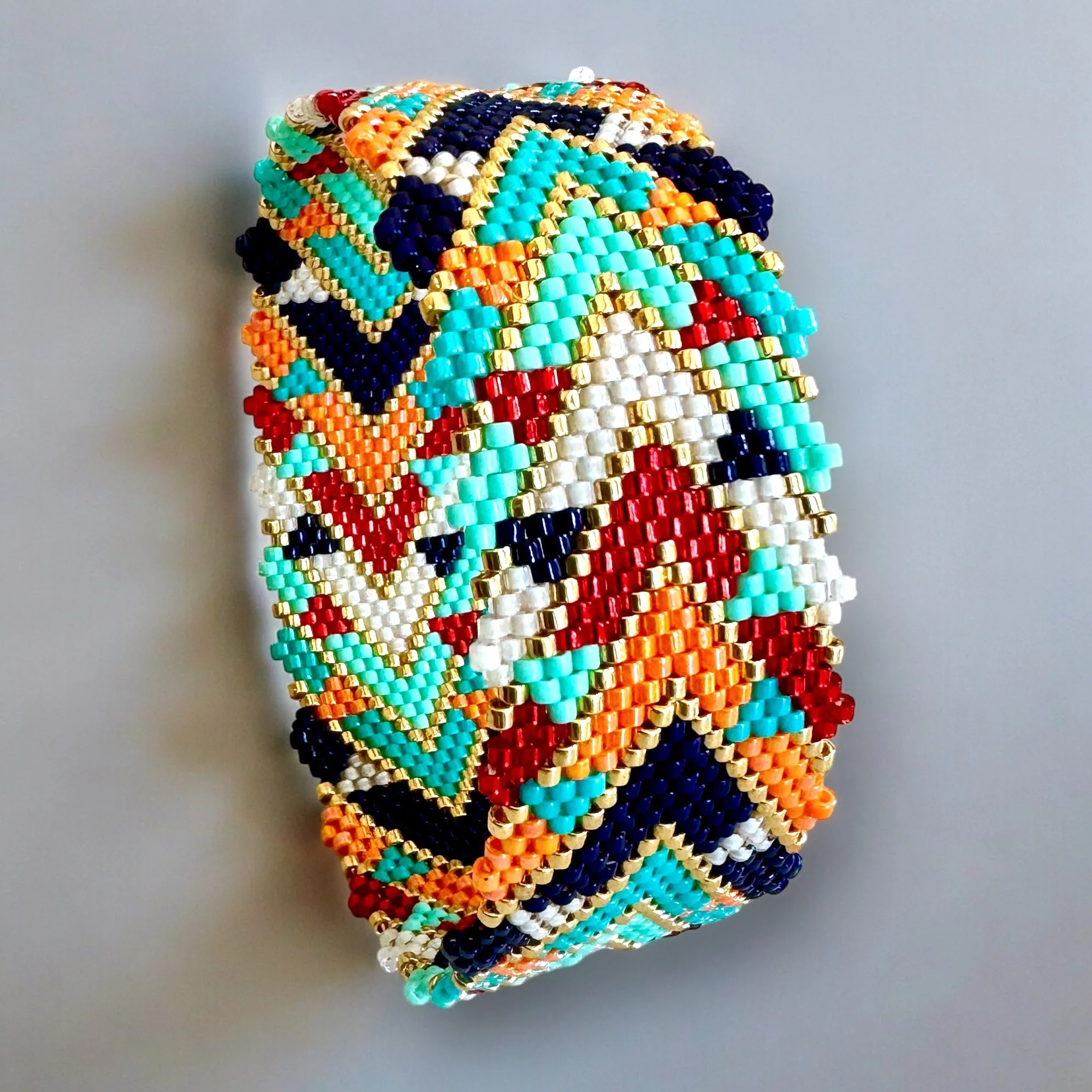 DIY Vertical Peyote Pattern - Bracelet AUDREY