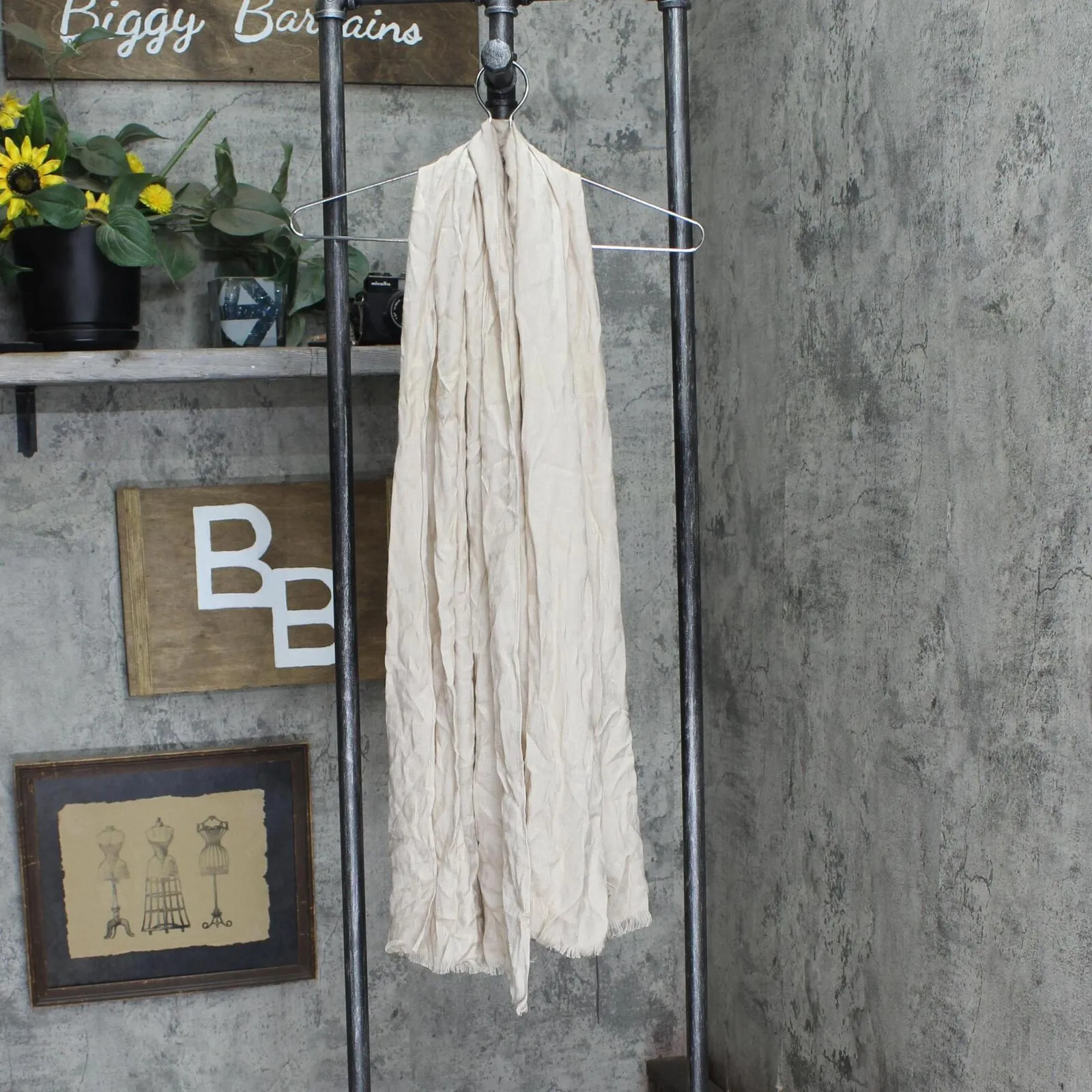 DKNY Women's Oversized Eyelash Fringe Scarf 166ddce5cbdae7 Palomino Brown OS