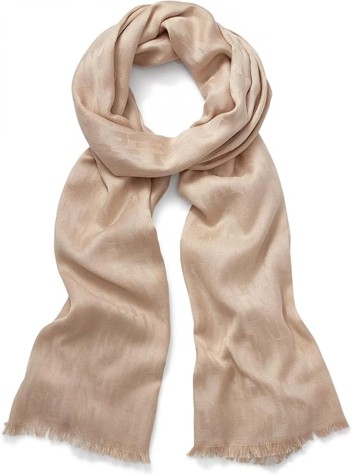 DKNY Women's Oversized Eyelash Fringe Scarf 166ddce5cbdae7 Palomino Brown OS