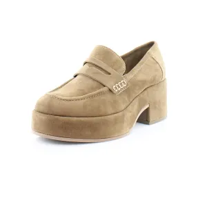 Dolce Vita Women's Yanni Loafer, Chestnut Suede, 9