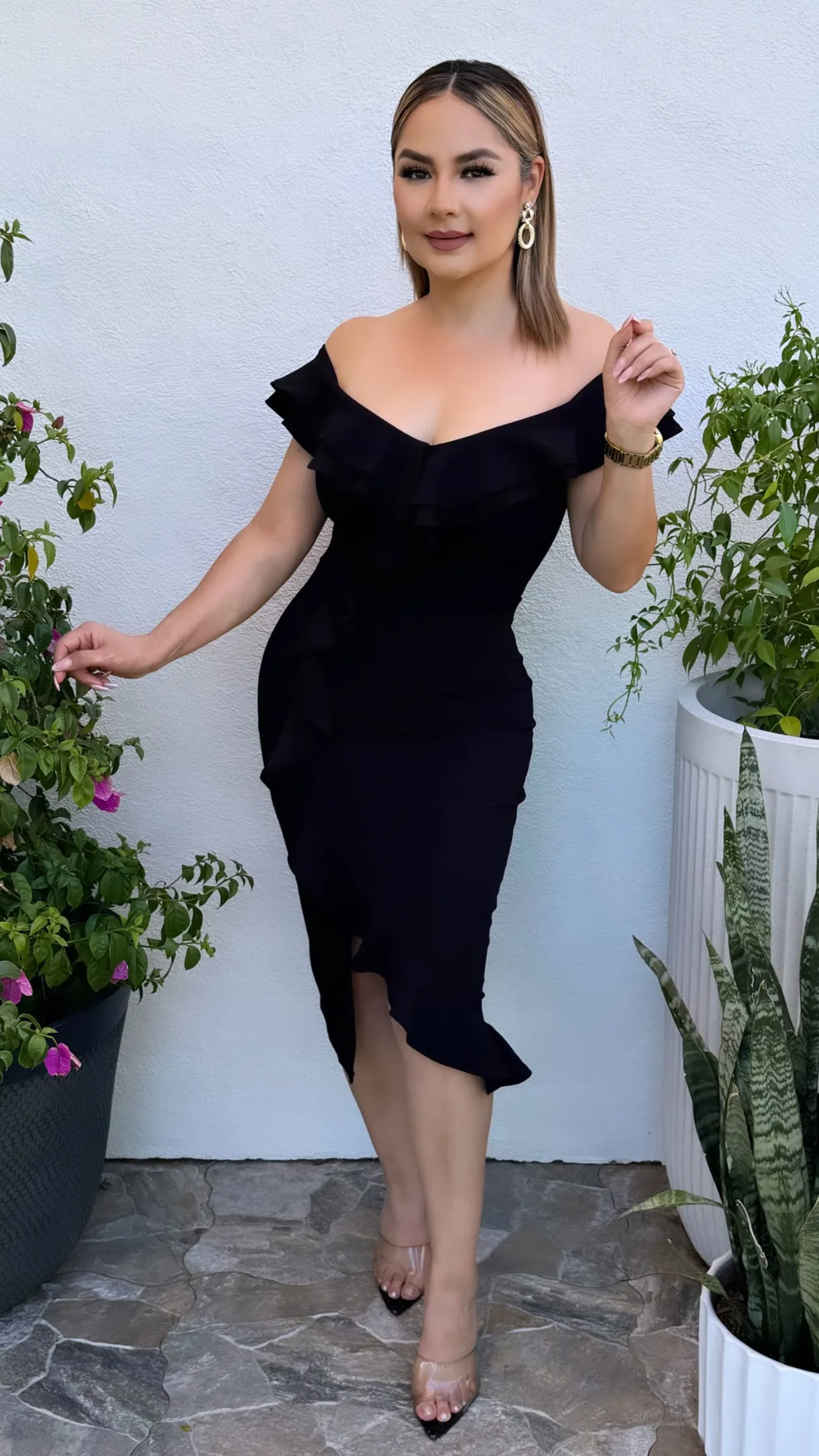 DONNA BLACK DRESS
