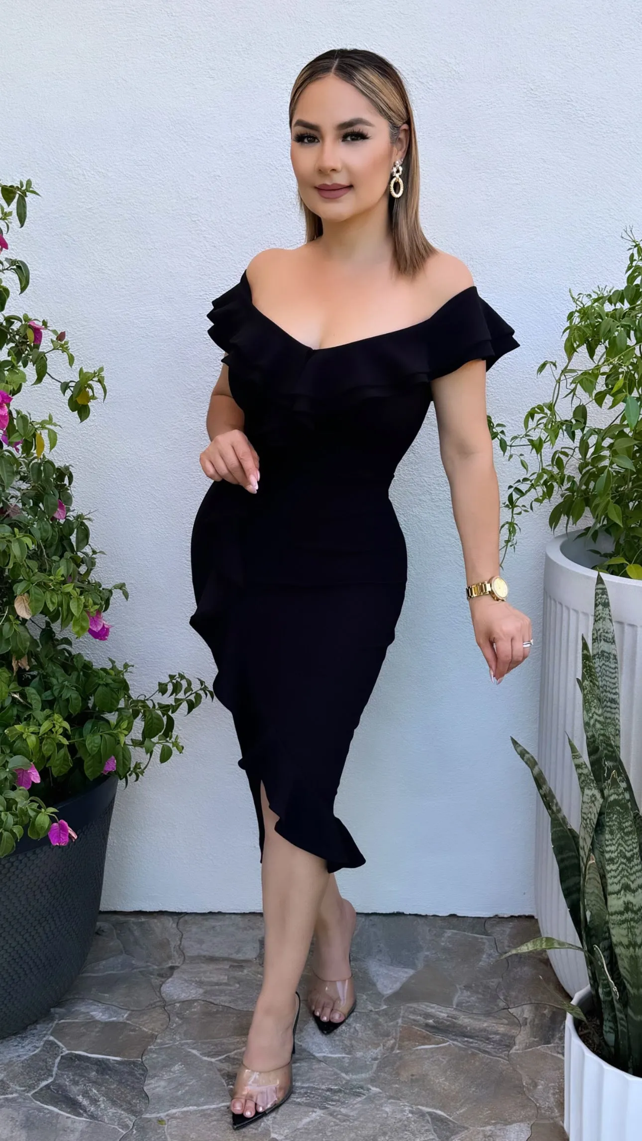 DONNA BLACK DRESS