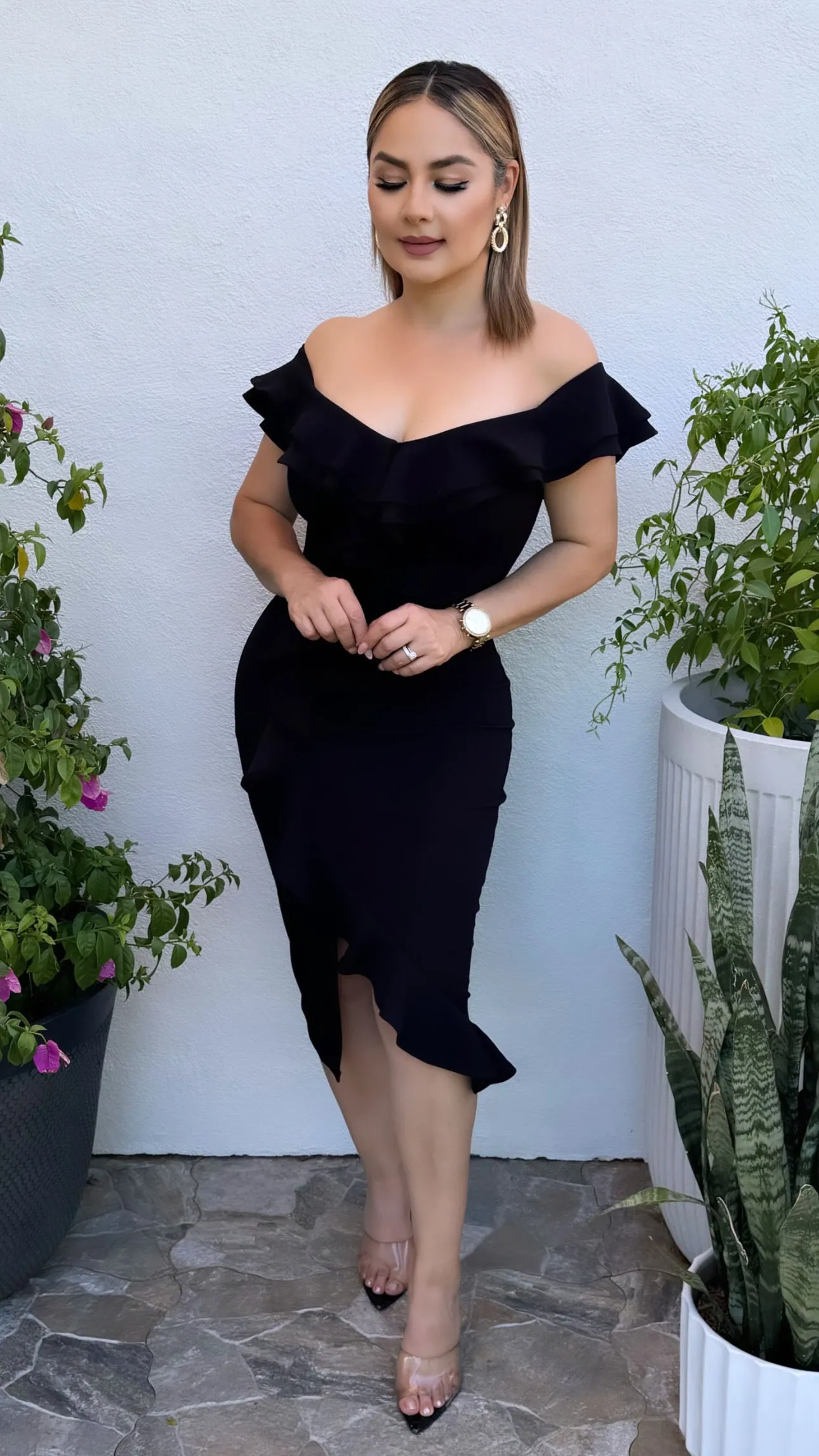 DONNA BLACK DRESS