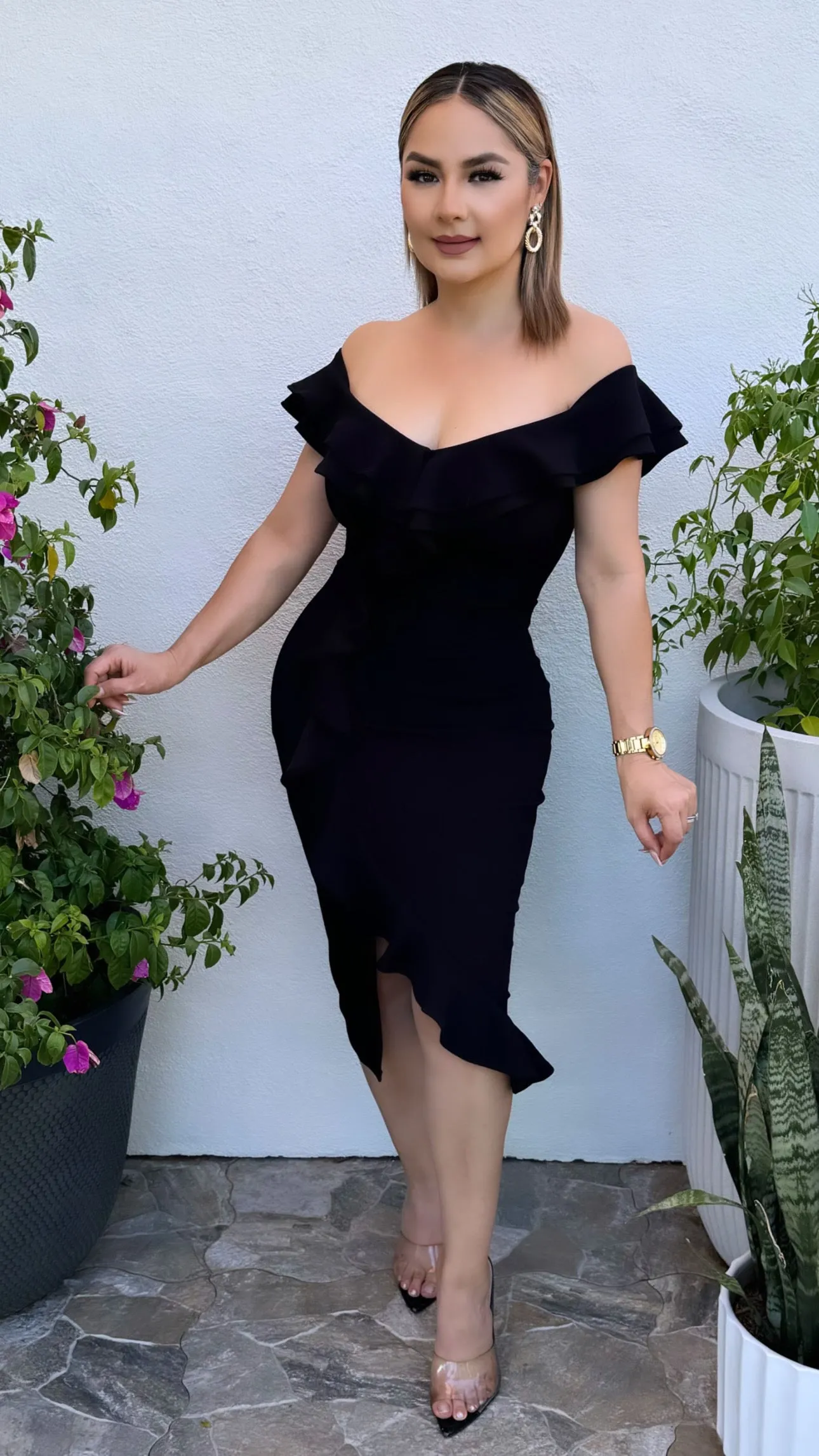 DONNA BLACK DRESS