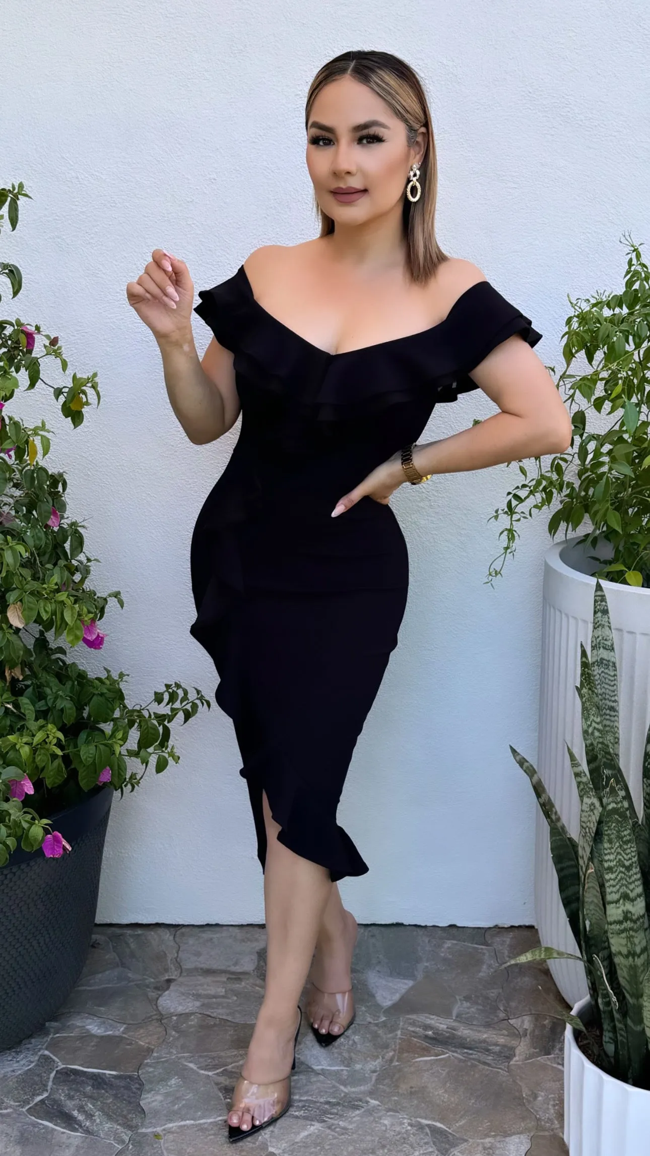 DONNA BLACK DRESS