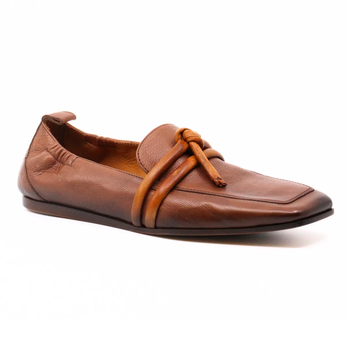 Double Band Flat Caramel