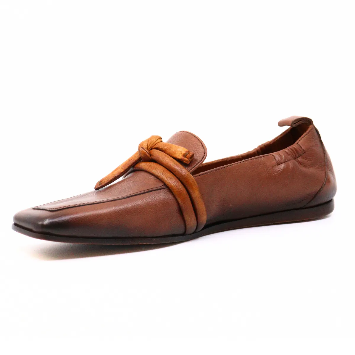 Double Band Flat Caramel