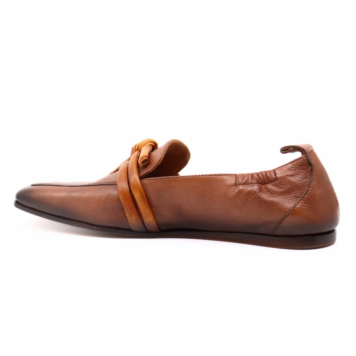 Double Band Flat Caramel