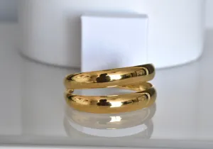 Double Bangle Cuff Bracelet