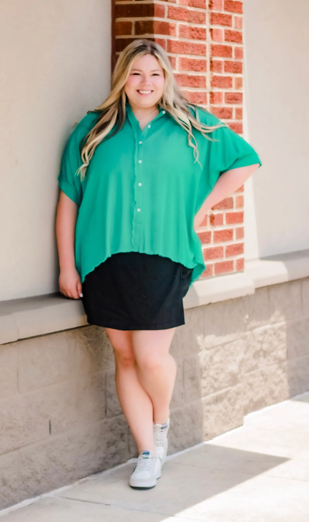 Down to Savannah Jade Blouse