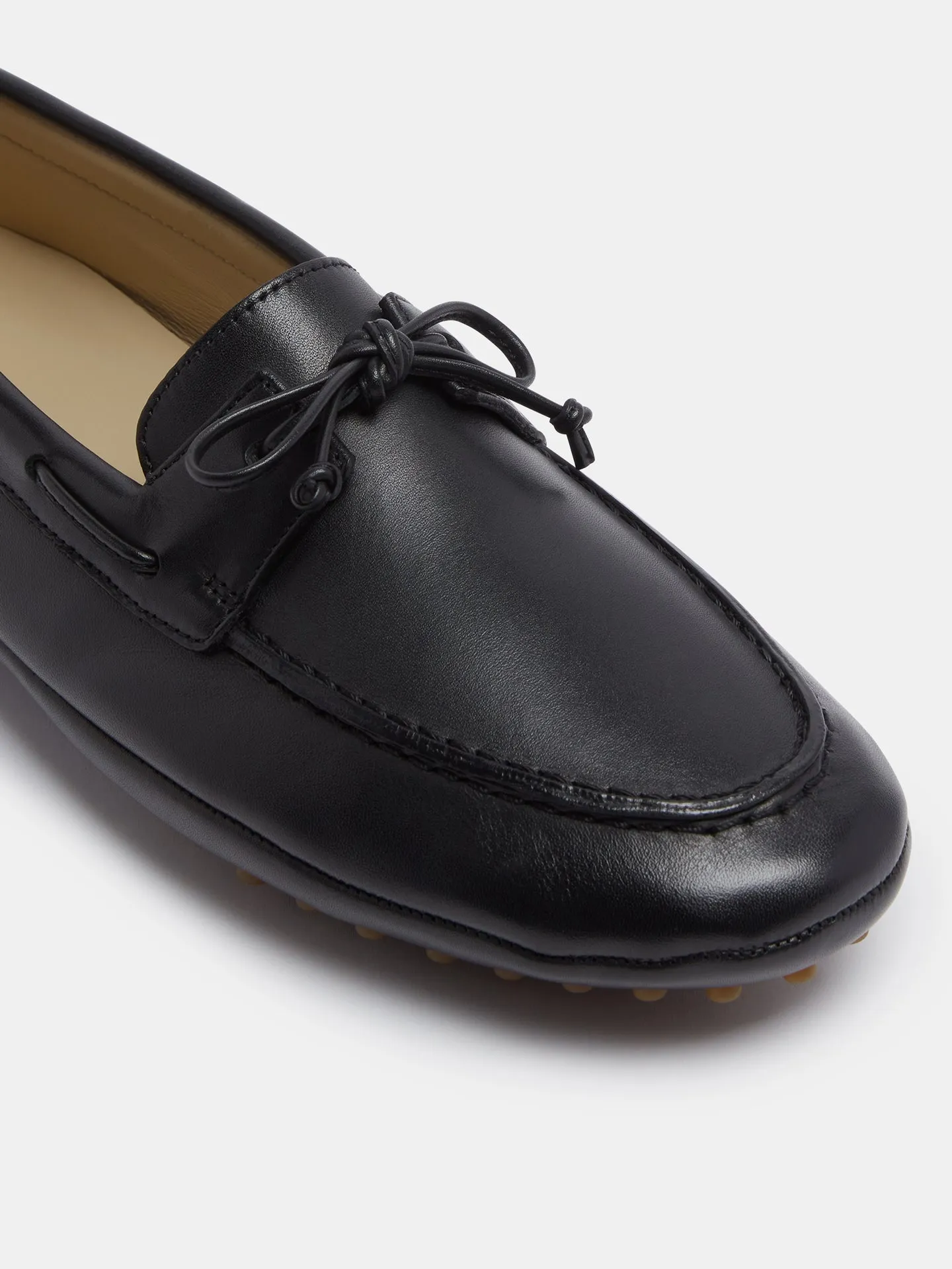 Driver Moccasin / Black Leather