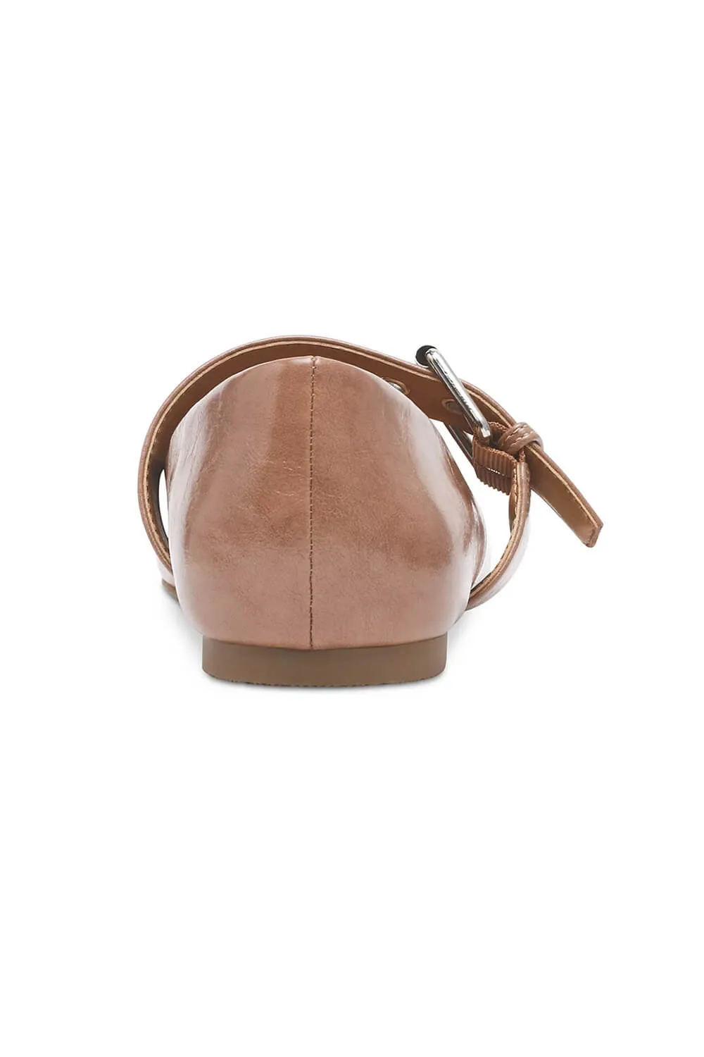 DV Dolce Vita Mellie Buckle Flats for Women in Latte | MELLIE-LATTE