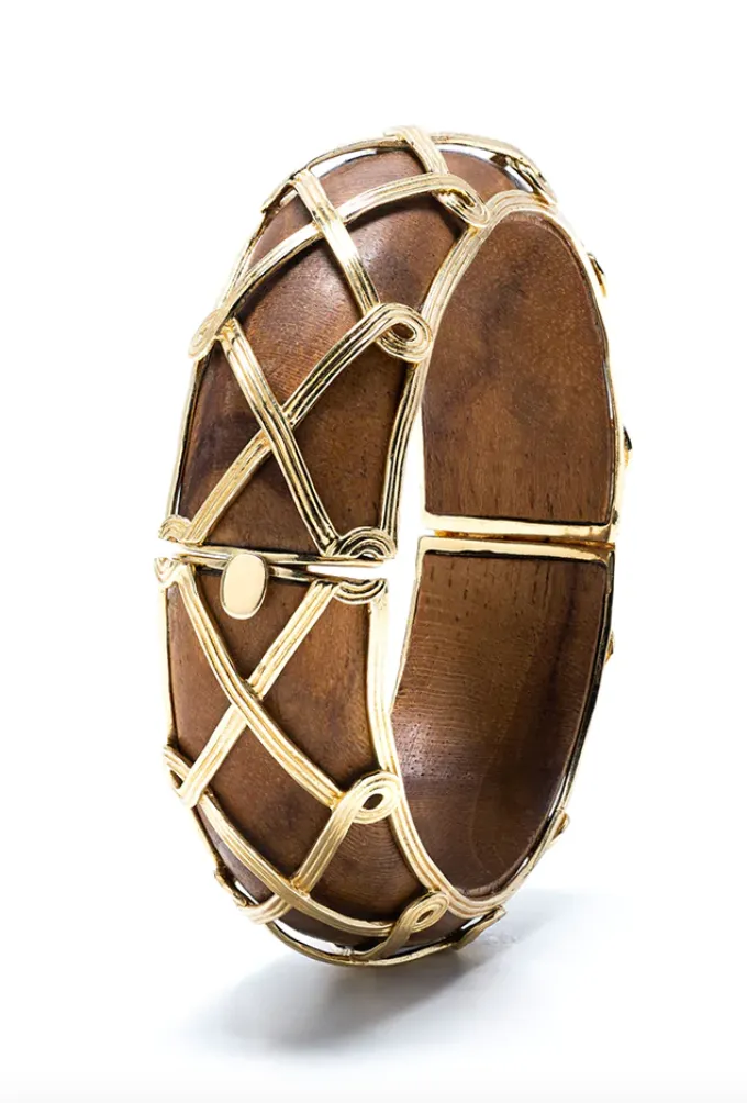 Earth Goddess Hinge Bangle.