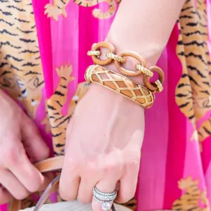 Earth Goddess Hinge Bangle.