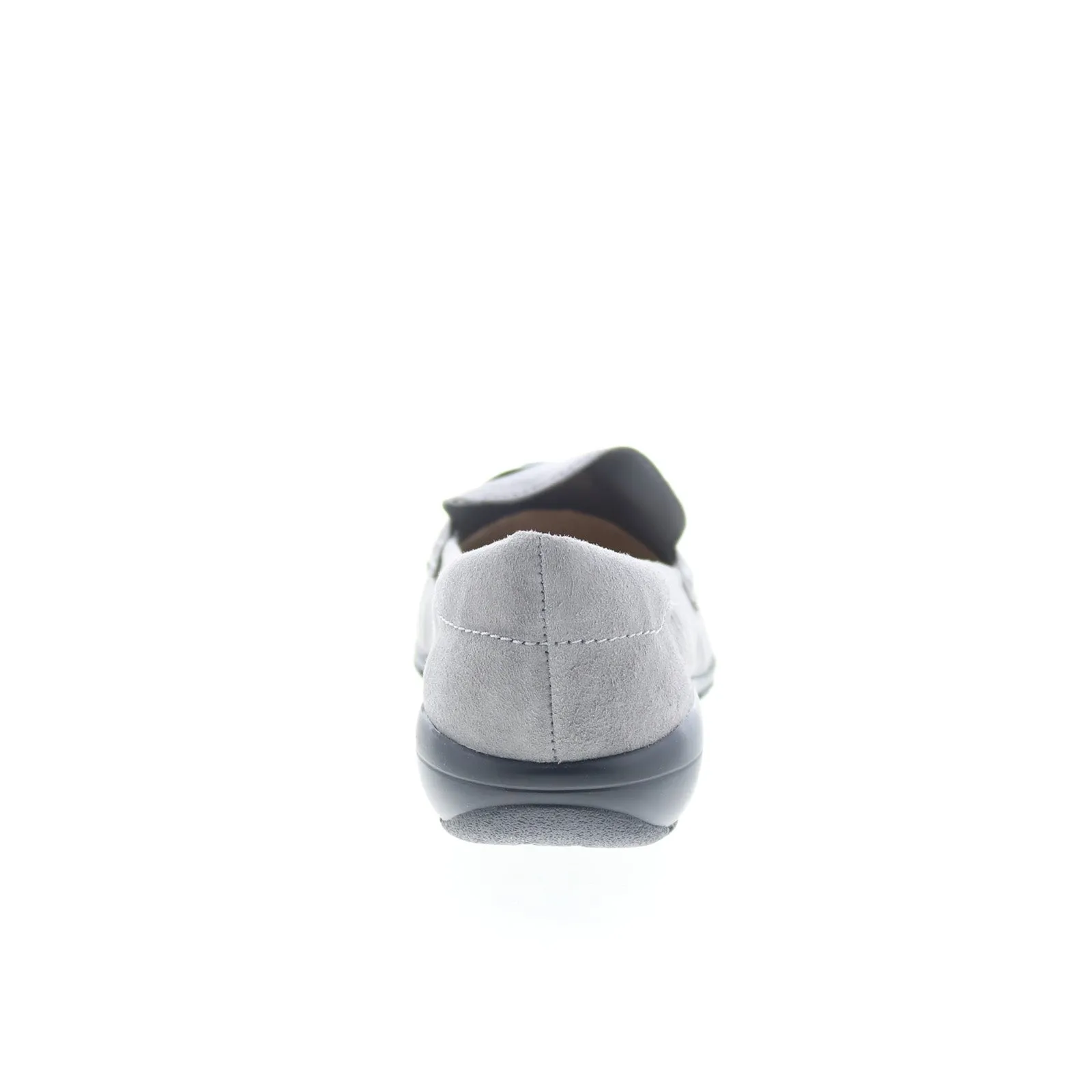 Easy Spirit Avienta SEAVIENTA Womens Gray Narrow Suede Loafer Flats Shoes