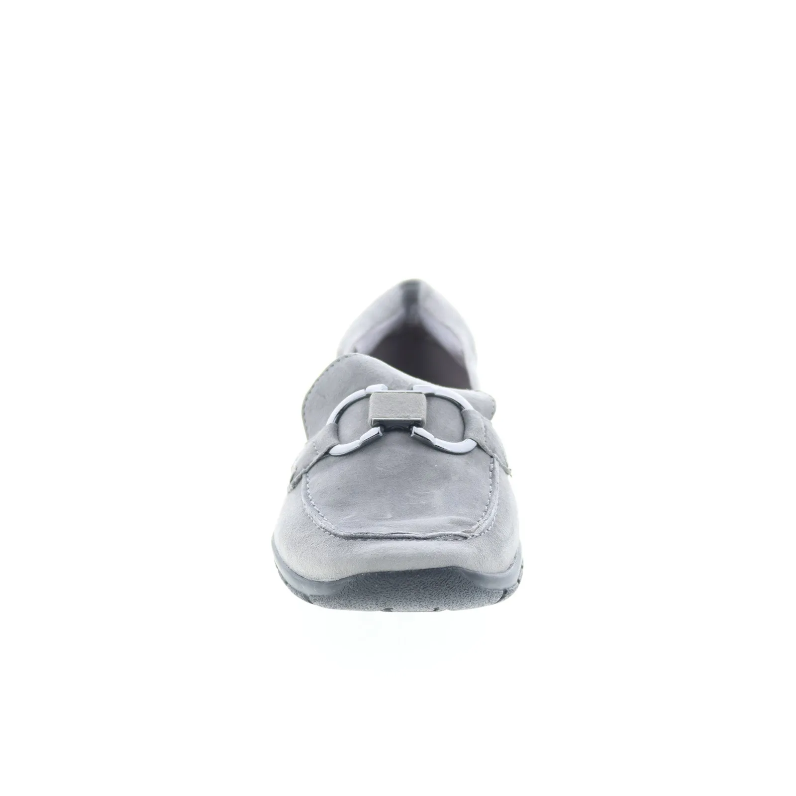 Easy Spirit Avienta SEAVIENTA Womens Gray Narrow Suede Loafer Flats Shoes