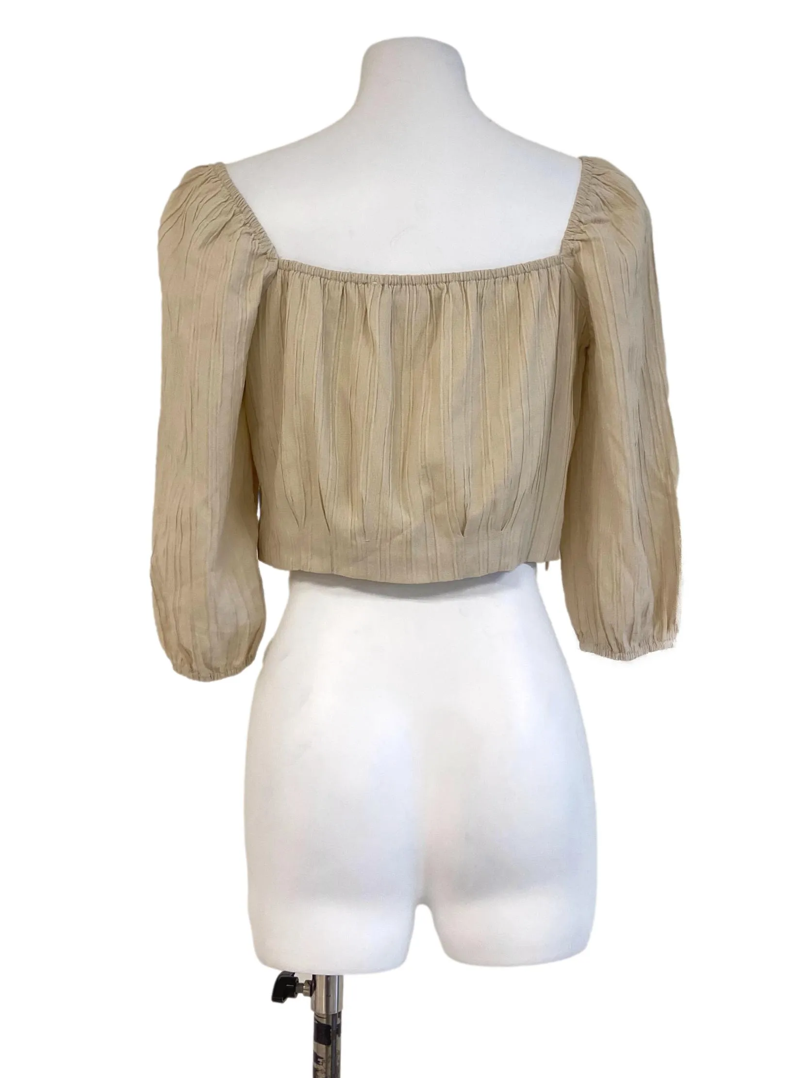 Egg Nog Gypsy Cropped Top TTR