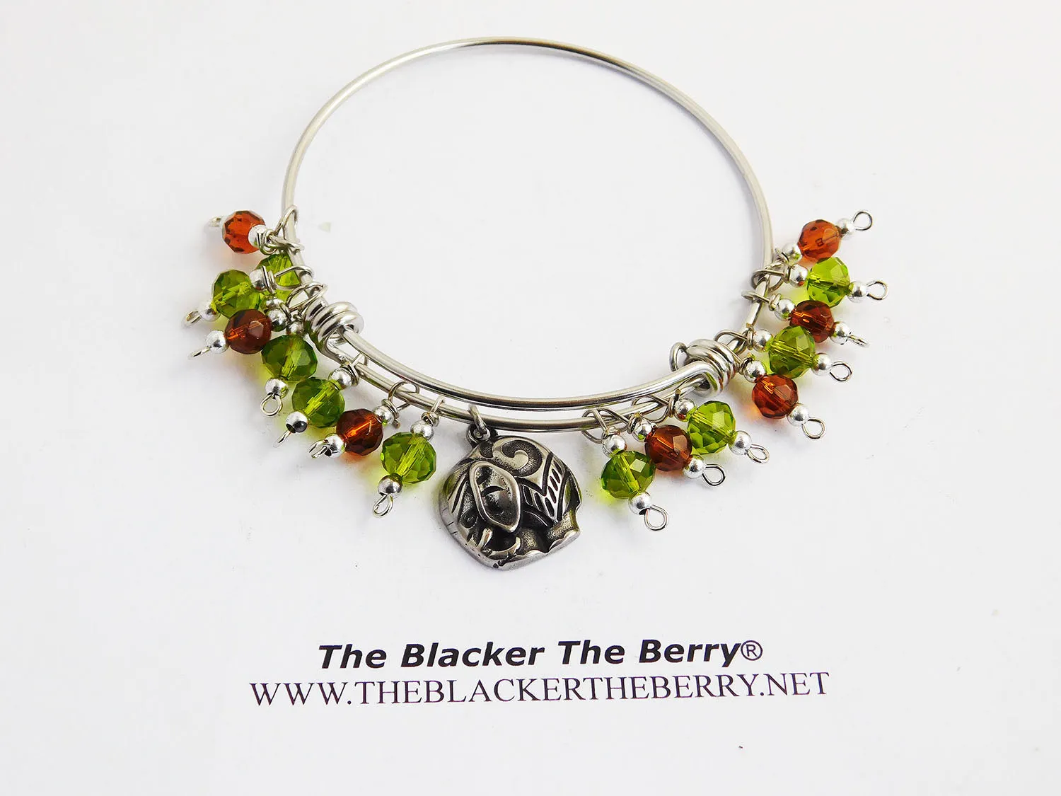 Elephant Bracelets Silver Stainless Steel