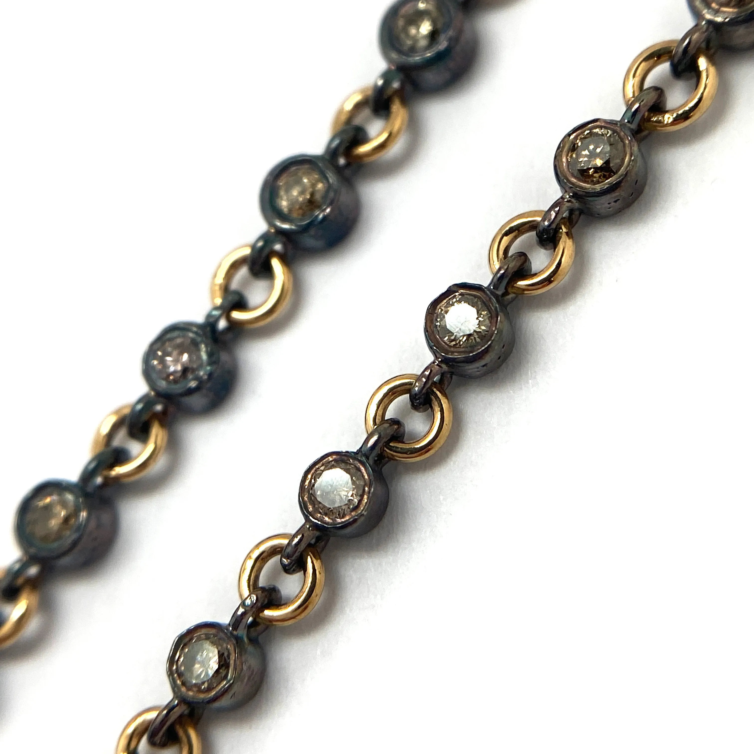 Elongated Diamond Drop Earrings