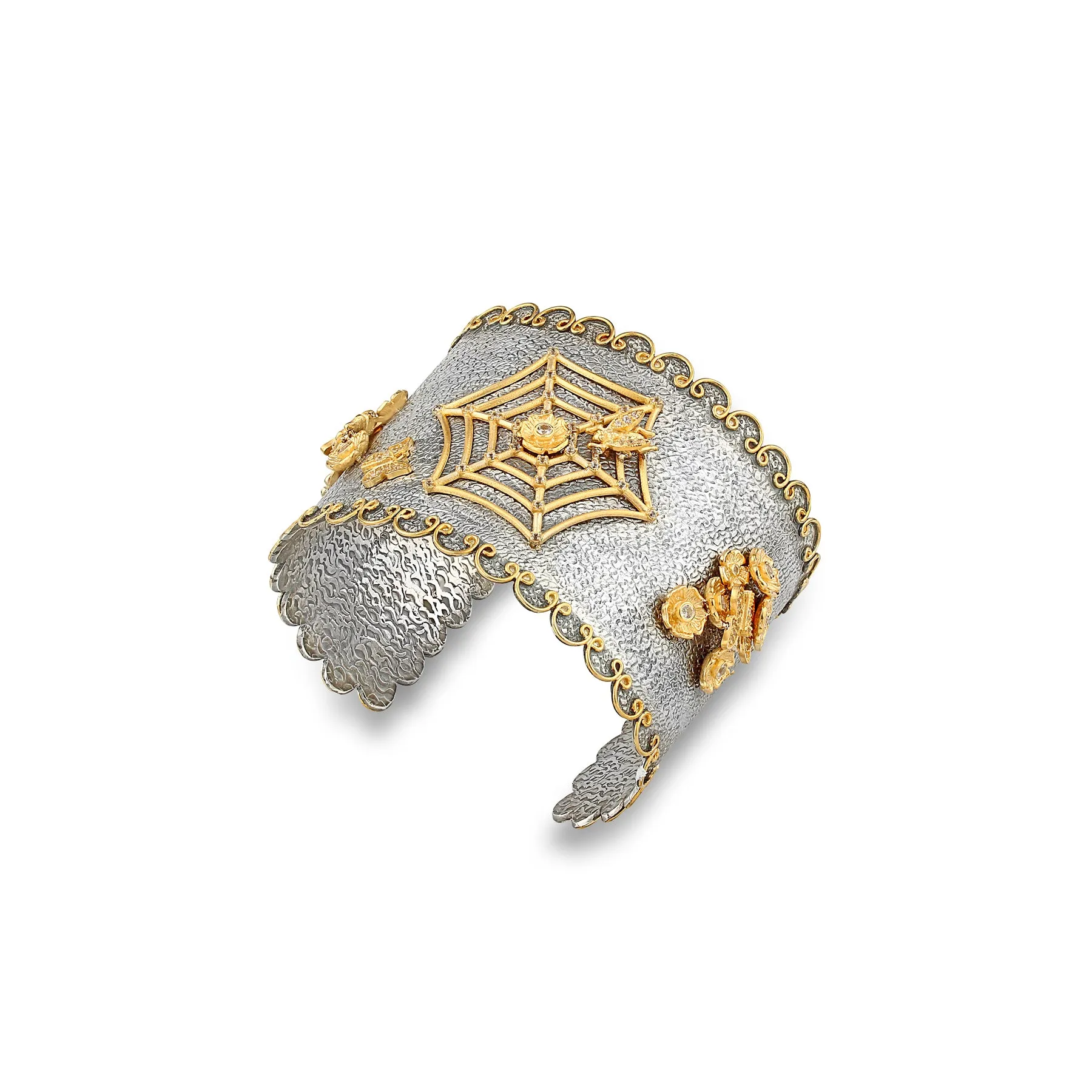 ENCHANTED WEB CUFF BRACELET