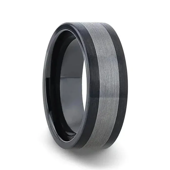 Endast Black Ceramic & Tungsten Band