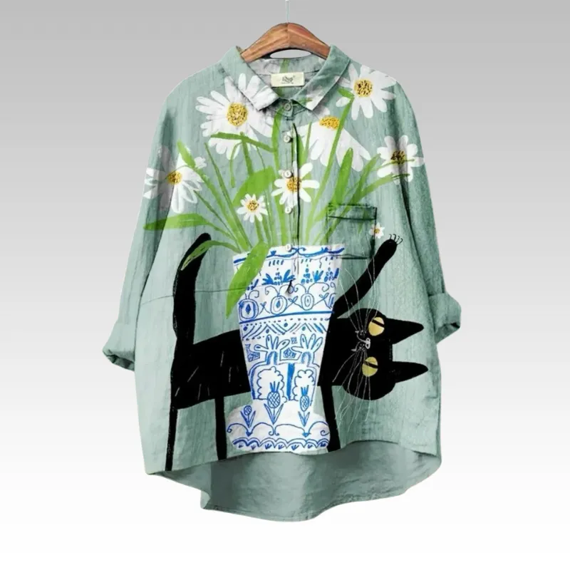Erna | Classic Floral Blouses