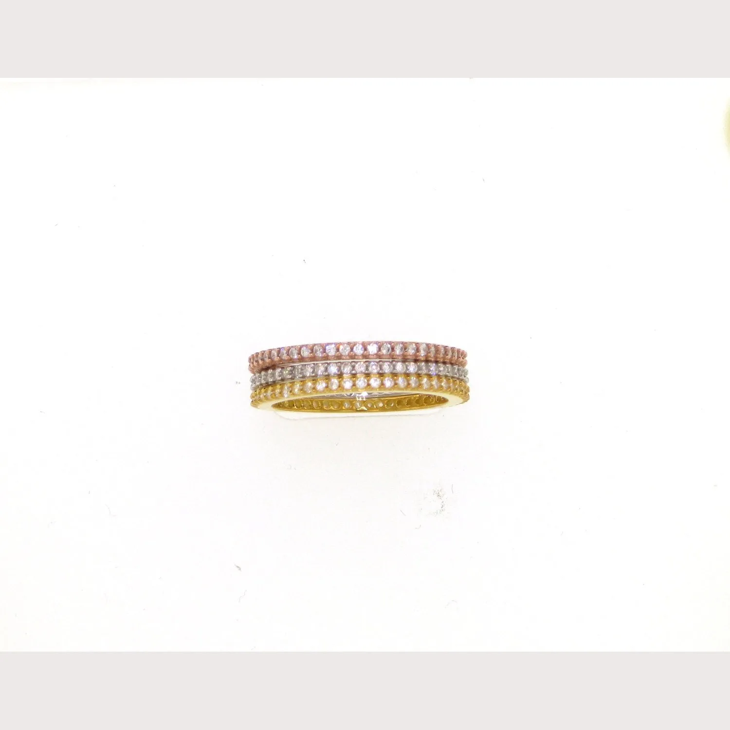 Eternity TriColor Stackable Rings