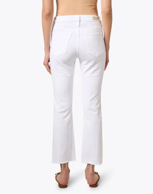 Farrah White Boot Crop Jean