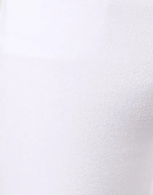 Farrah White Boot Crop Jean