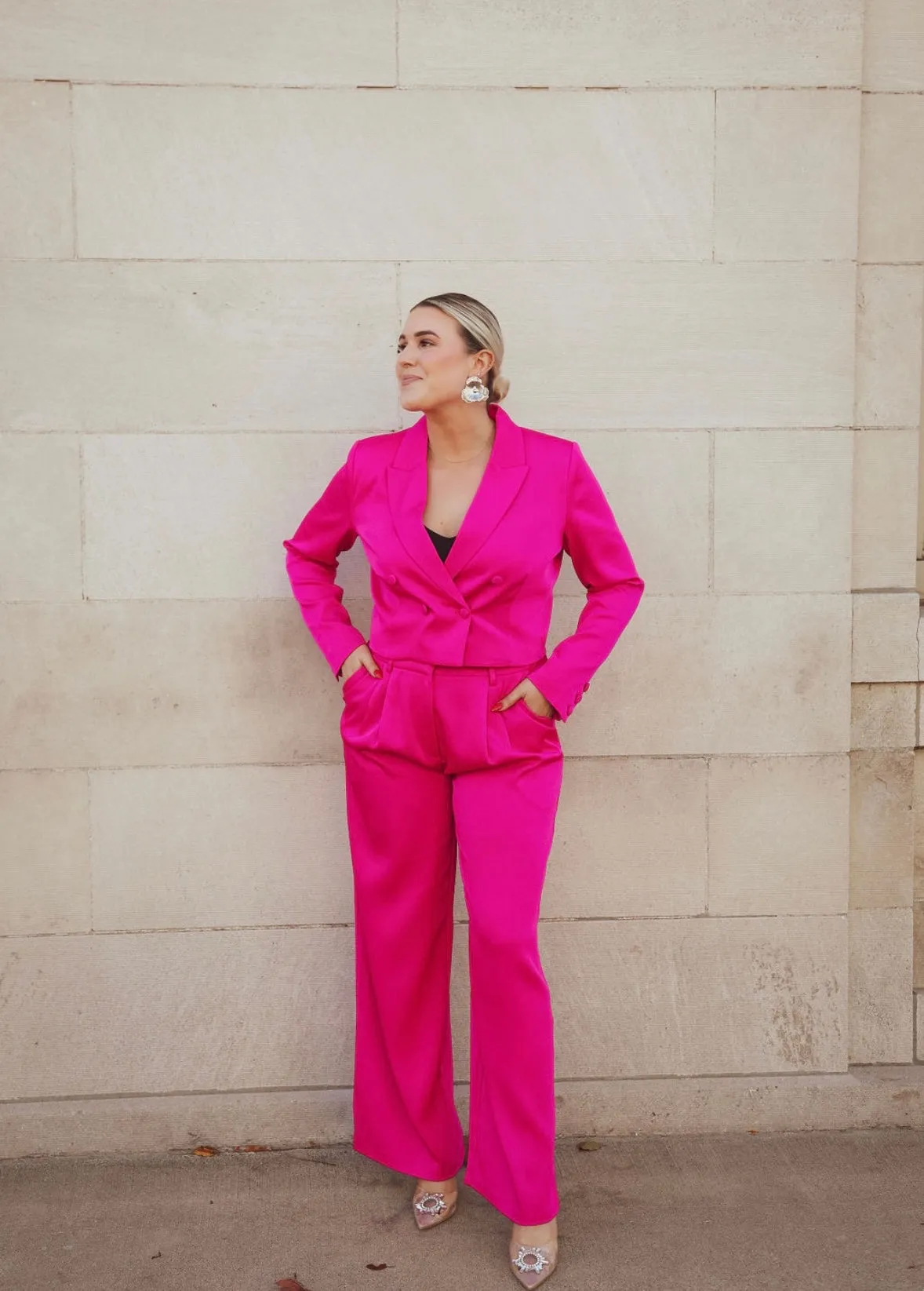 FINAL SALE Pink Hailey Pant