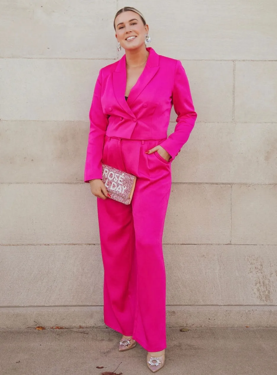 FINAL SALE Pink Hailey Pant