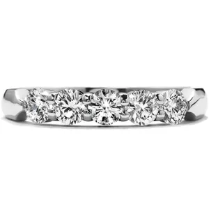 Five-Stone Wedding Band