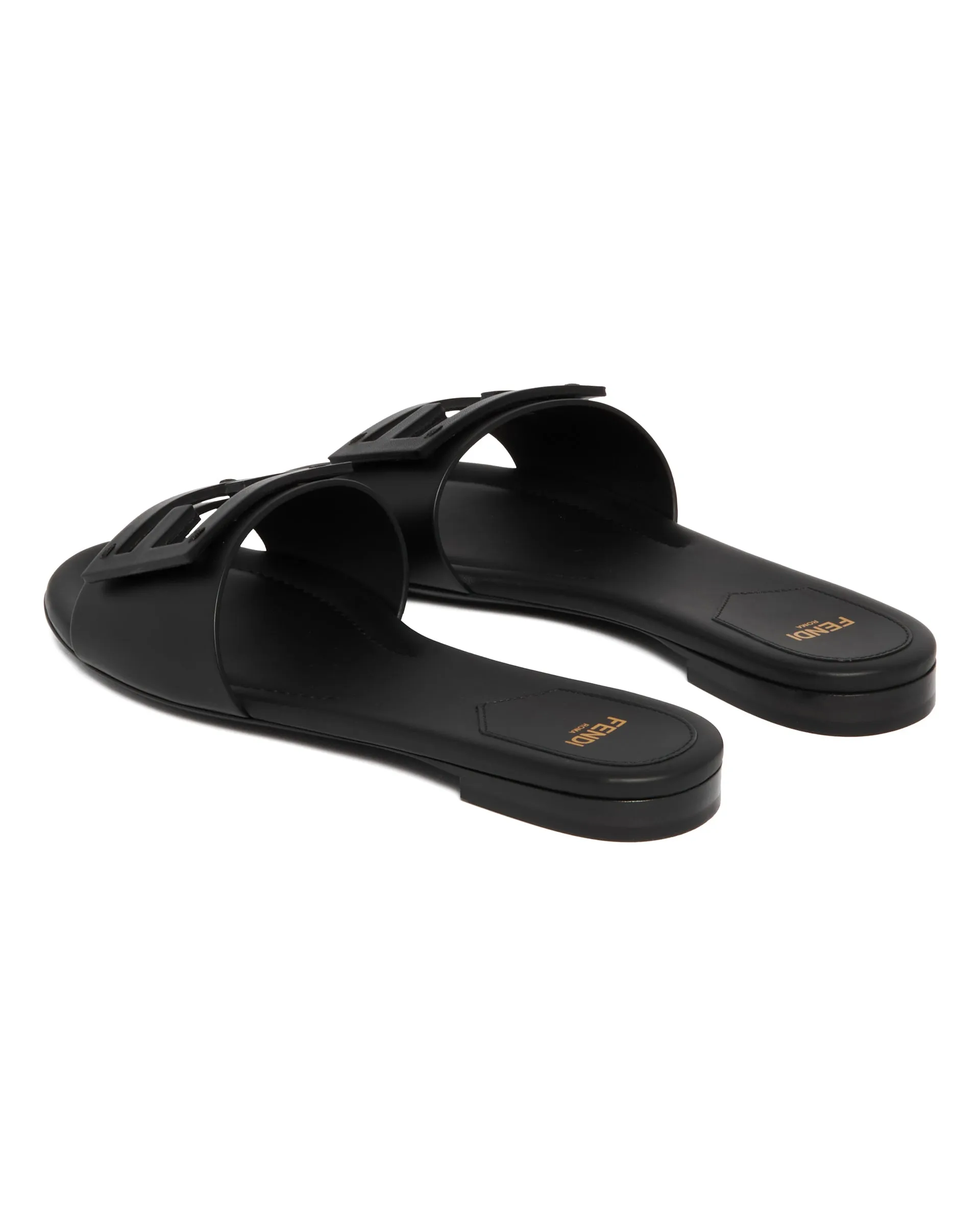 Flats Baguette In Pelle Nere
