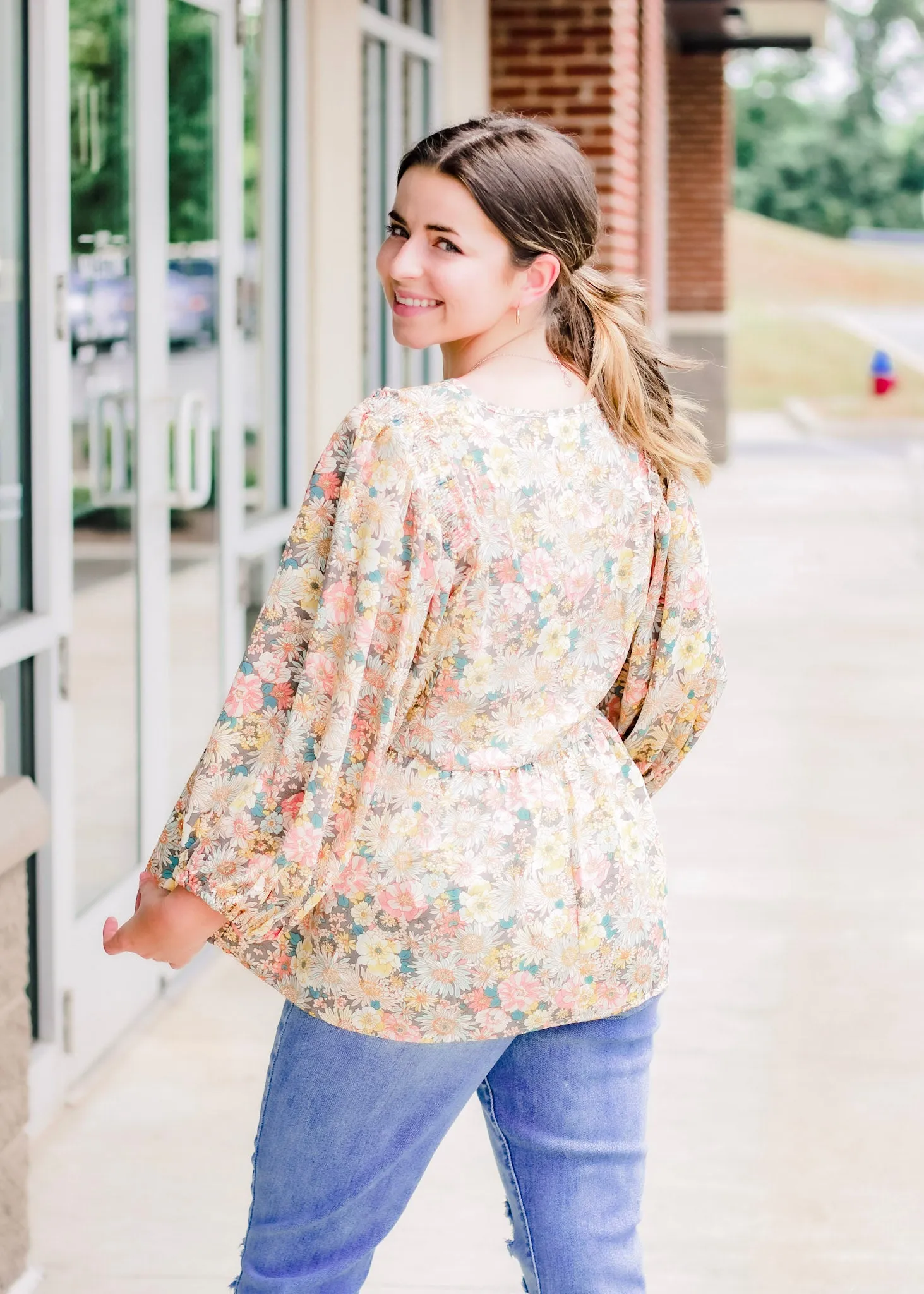 Floral Bouquet Blouse
