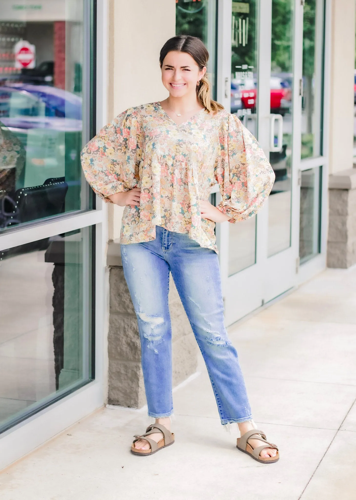 Floral Bouquet Blouse
