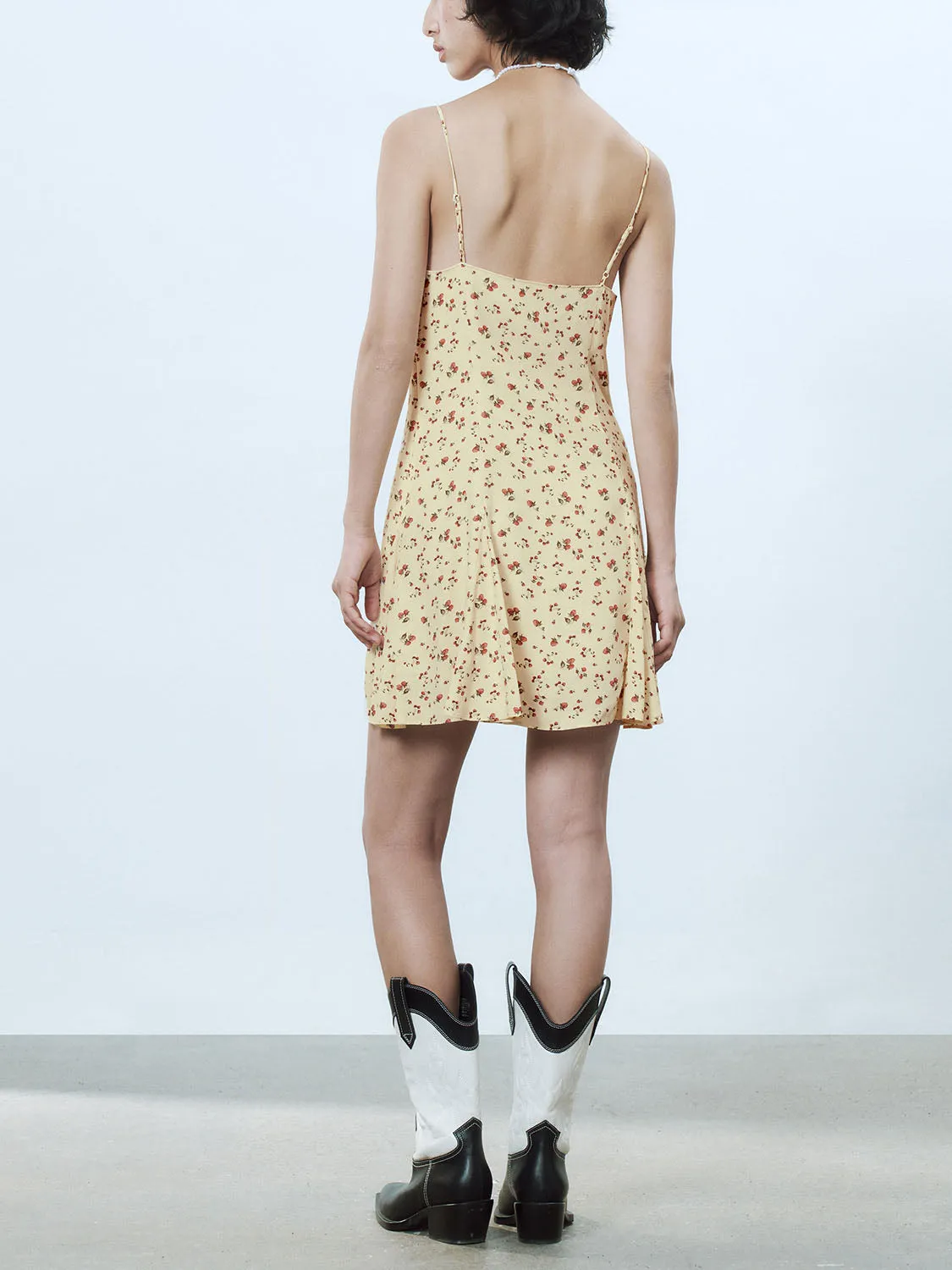 Floral Cami A-Line Dresses
