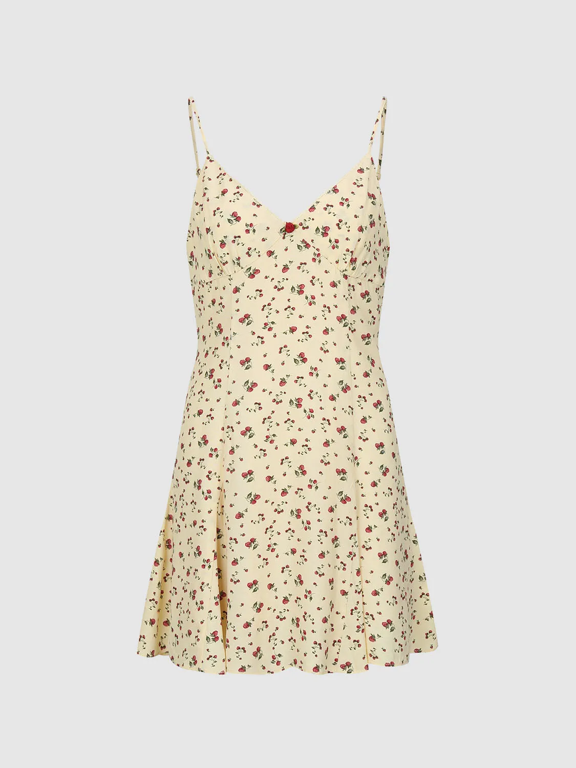 Floral Cami A-Line Dresses