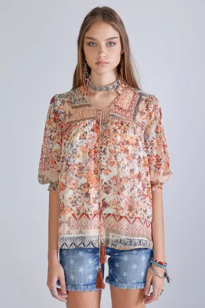 Floral Print Top