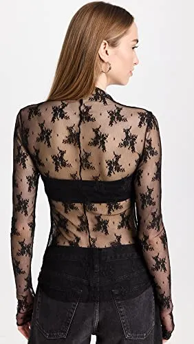 Free People Women's Lady Lux Layering Top, Black