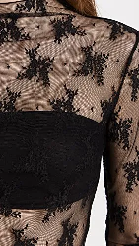 Free People Women's Lady Lux Layering Top, Black